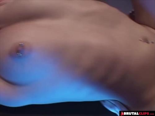 Choking and fucking girl from the bar