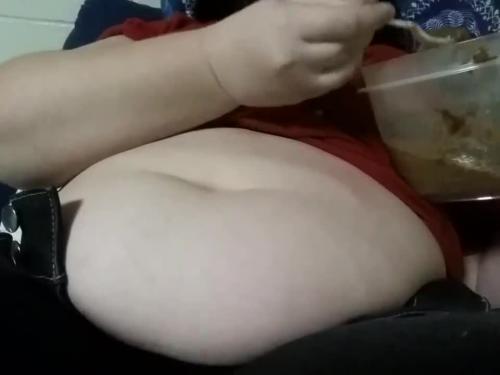 Stuffing my belly